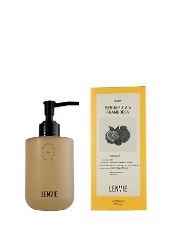 SABONETE LIQUIDO BERGAMOTA FRAMBOESA 220ML URBAN LENVIE