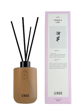 DIFUSOR DE PERFUME PEONIA LIMA 220ML URBAN LENVIE