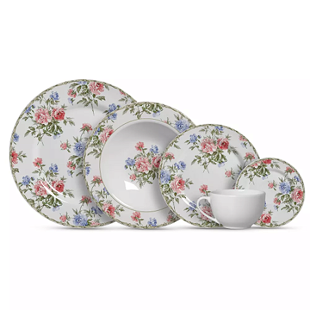 APARELHO DE JANTAR ROMANTICA 20 PCS