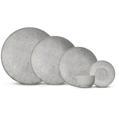 APARELHO DE JANTAR CONCRETE 20 PCS C/ XICARA