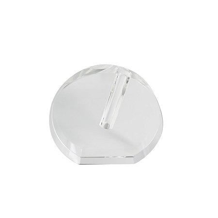 VASO DECORATIVO EM CRISTAL 12,5X13 CM TRANSPARENTE