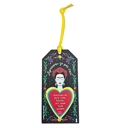 Tag Apaixone se Frida Amanhã te Conto um Segredo em MDF