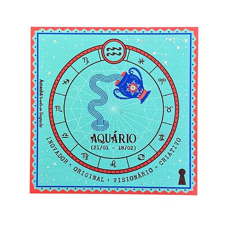 Ima Porta Copo Aquario signos Amanha te conto um segredo