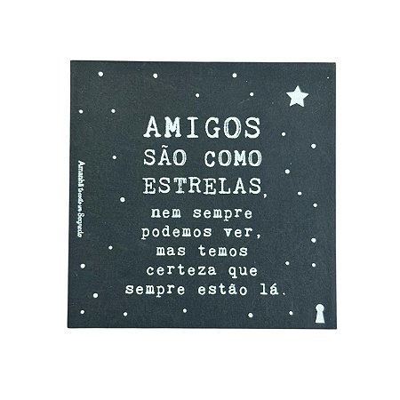 Ima Porta Copo Amigos Estrelas Amanha te conto um segredo