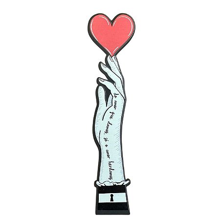 Marcador de Pagina Mao amor Amanha te Conto um Segredo