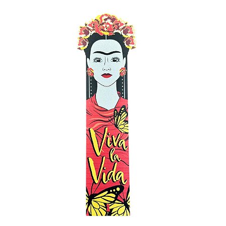 Marcador de Pagina Frida Viva Amanha te Conto um Segredo