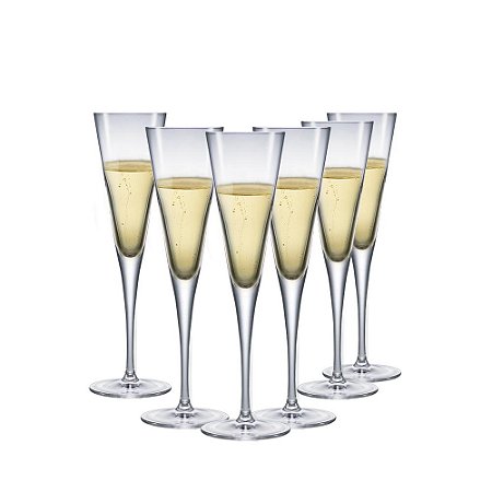 JG 6 TACAS DE CRISTAL PARA CHAMPAGNE EVENT FLUTE RITZENHOFF