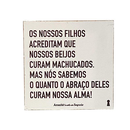 BOX QUADRO FILHOS ACREDITAM EM DMF 12x12