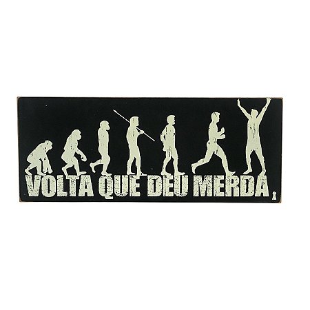 Quadro Box Volta que deu merda em MDF 12x30