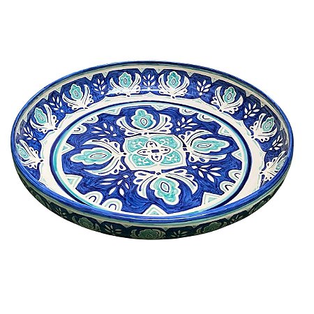 CENTRO DE MESA CAPRI SICILIA EM CERAMICA LUIZ SALVADOR