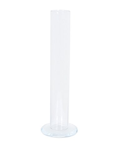 VASO DE VIDRO TRANSPARENTE 23x3,5 CM GRILLO