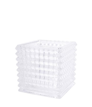 VASO DE VIDRO TRANSPARENTE 11,5x11 CM GRILLO