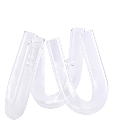 VASO DE VIDRO TRANSPARENTE 20x23x18 CM GRILLO