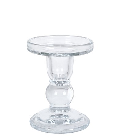 VASO DE VIDRO TIPO CASTICAL TRANSPARENTE 11CM GRILLO