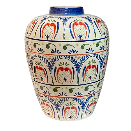 VASO EM CERAMICA DECORATIVO MAISSEN LUIZ SALVADOR