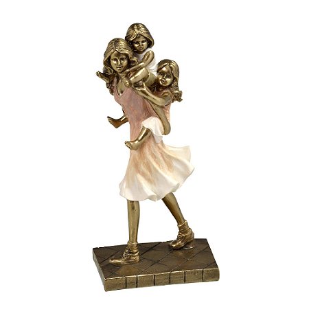 ESCULTURA DECORATIVA FAMILIA 24,5 CM ESPRESSIONE