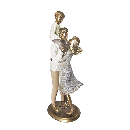 ESCULTURA DECORATIVA FAMILIA 29 CM ESPRESSIONE
