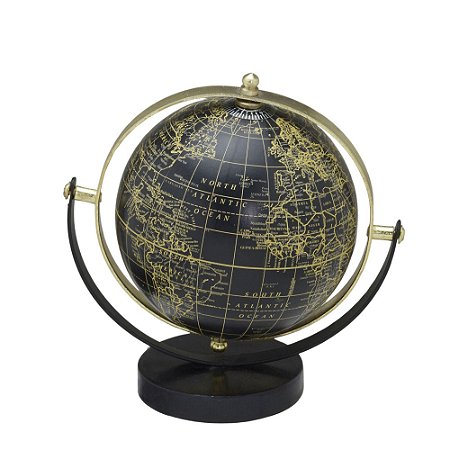 GLOBO DECORATIVO 18CM DOURADO ESPRESSIONE