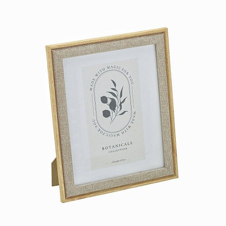 PORTA RETRATO 20X25CM MDF VIDRO AREIA E MARROM ESPRESSIONE