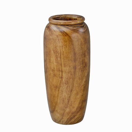 VASO DECORATIVO MADEIRA 41,5CM ESPRESSIONE