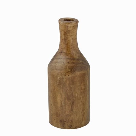 VASO DECORATIVO MADEIRA 33,5CM ESPRESSIONE