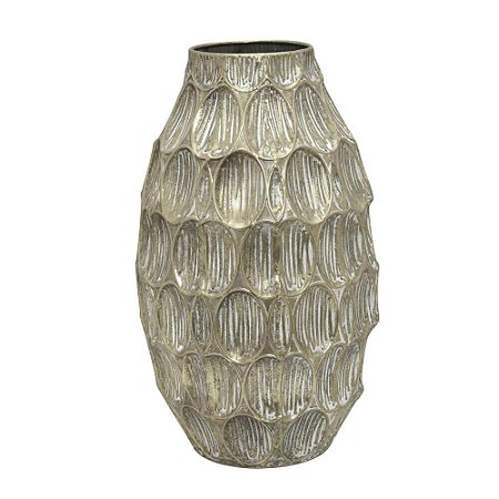 VASO DECORATIVO METAL 42CM ESPRESSIONE