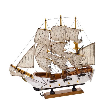 ESCULTURA DECORATIVA BARCO ESPRESSIONE 32X32,5CM