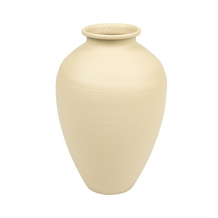 VASO DECORATIVO EM METAL AREIA 15CM LUCATTI