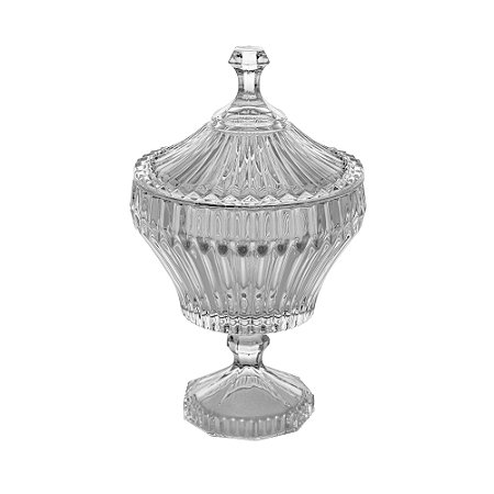 POTICHE DECORATIVO DE CRISTAL RENAISSANCE 17,5x28,5CM LYOR