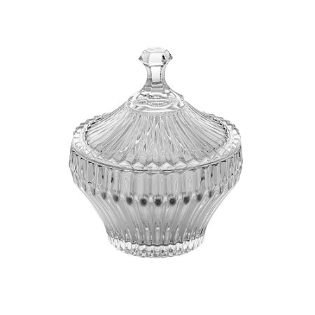 POTICHE DECORATIVO DE CRISTAL RENAISSANCE 11,5x13,5 CM LYOR