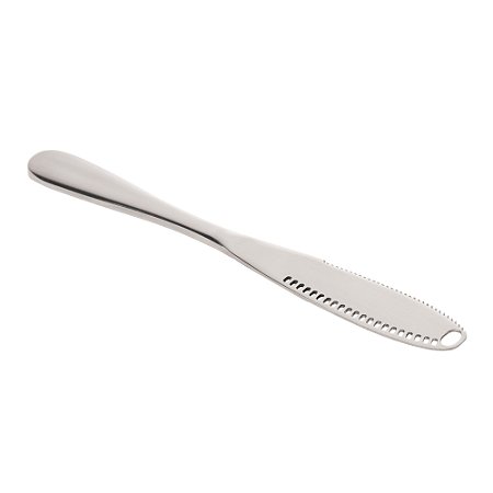 CONJUNTO 4 ESPATULAS PARA MANTEIGA DE ACO INOX 20,5CM LYOR