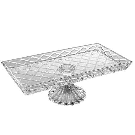 TRAVESSA DE CRISTAL C/ PE DELI DIAMOND 34,5x18,5x11,5CM LYOR