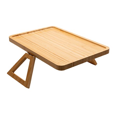 BANDEJA RETANGULAR DOBRAVEL PARA BRACO DE SOFA 33x23 CM LYOR
