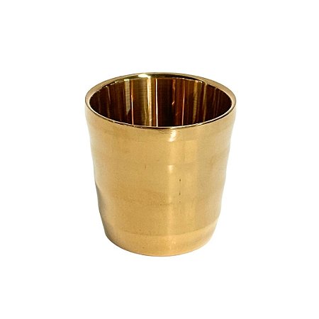 COPO PAREDE DUPLA ACO INOX DOURADO 120ML