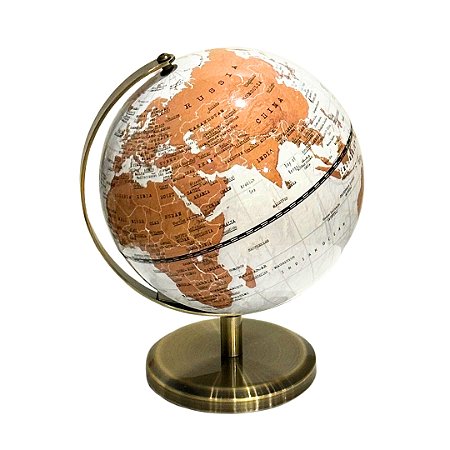 GLOBO TERRESTRE GIRATORIO DECORATIVO 16,5CM