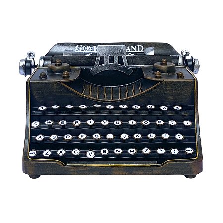 MAQUINA DE ESCREVER MINIATURA DECOR VINTAGE METAL