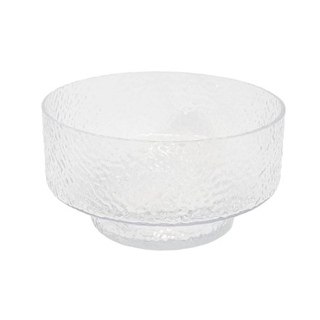 VASO CENTRO DE MESA DECORATIVO EM VIDRO INCOLOR 15X28CM
