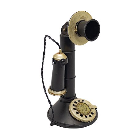 MINIATURA DE TELEFONE DECORATIVO 27X14,5X14,5CM
