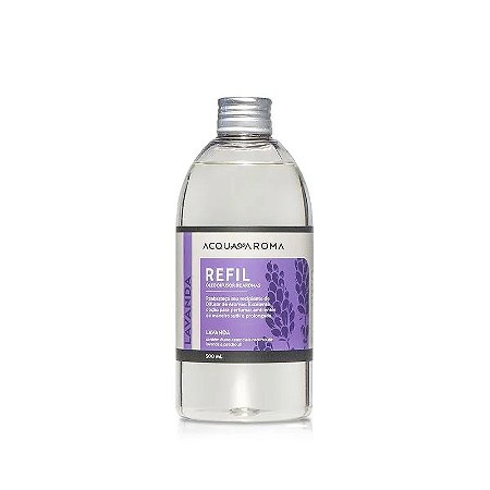 Refil Óleo Difusor de Aromas Acqua Aroma 500ml Lavanda