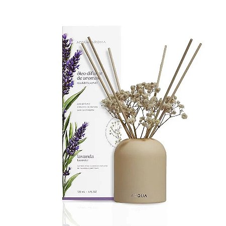 Óleo Difusor de Aromas Acqua Aroma Dia a Dia 120ml Lavanda