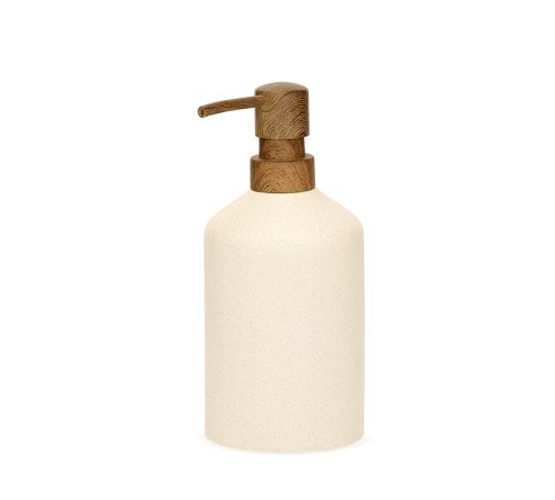 PORTA-SABONETE LIQUIDO EM CERA BEGE MART