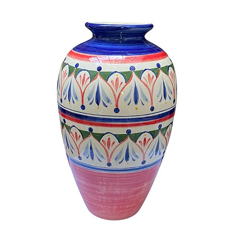 JARRA DECORATIVA ALCOBACA ACAPULCO LUIZ SALVADOR 38x21cm