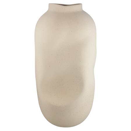 VASO DECORATIVO VOLUTA I BEGE RUSTICO 38,5CM