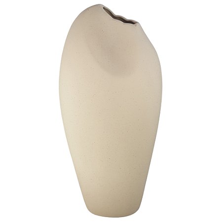 VASO DECORATIVO ESSENCIA I BEGE RUSTICO 44CM