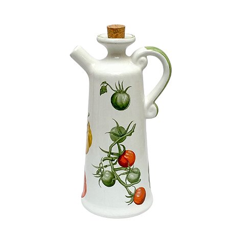 Galheteiro Gd em Ceramica Tomate Italiano Luiz Salvador