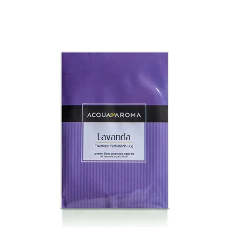 Envelope de Mineral Perfumado Acqua Aroma 36g (Unidade) Lavanda