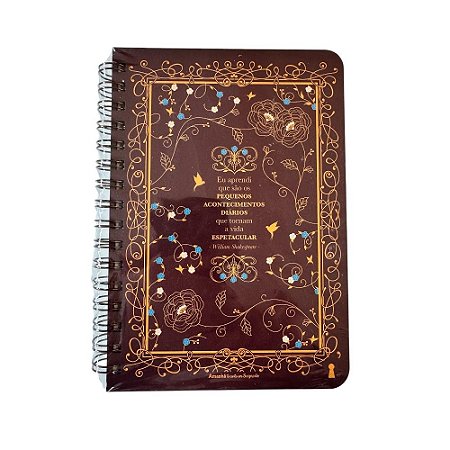 Caderneta G Vida espetacular 15,2X 21,8 - 80Fls Pautadas Amanhã te conto um segredo