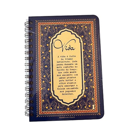 Caderneta G Vida 15,2X 21,8 - 80Fls Com Pauta Amanhã te conto um segredo