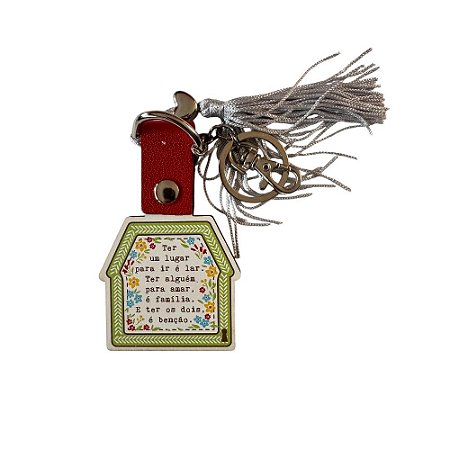 Chaveiro Especial Lar familia bencao Amanhã te conto um segredo