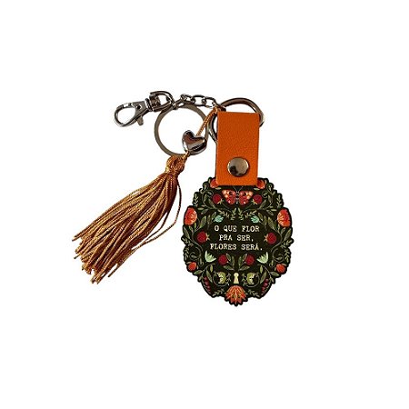 Chaveiro Especial Flores Sera Amanhã te conto um segredo